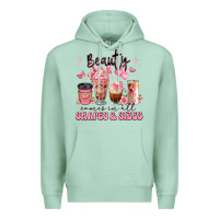 Seafoam beauty comes in all shapes and sizes coffee cups Premium Hoodie - JahusDesignShop