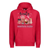 Cardinal beauty comes in all shapes and sizes coffee cups Premium Hoodie - JahusDesignShop
