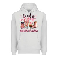 Dove Grey beauty comes in all shapes and sizes coffee cups Premium Hoodie - JahusDesignShop