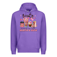 Purple beauty comes in all shapes and sizes coffee cups Premium Hoodie - JahusDesignShop