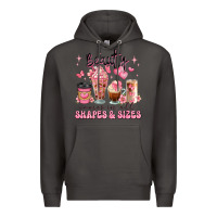 Smoke beauty comes in all shapes and sizes coffee cups Premium Hoodie - JahusDesignShop