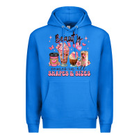 True Royal beauty comes in all shapes and sizes coffee cups Premium Hoodie - JahusDesignShop