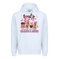White beauty comes in all shapes and sizes coffee cups Premium Hoodie - JahusDesignShop
