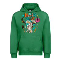 Emerald bullskull hairstlist Urban Hoodie - AdoDesignShop