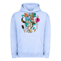 Pigment Grape Ice bullskull hairstlist Urban Hoodie - AdoDesignShop