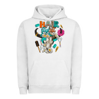 Pigment Lunar Rock bullskull hairstlist Urban Hoodie - AdoDesignShop
