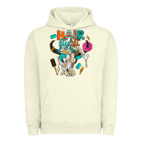 Pigment Pistachio bullskull hairstlist Urban Hoodie - AdoDesignShop