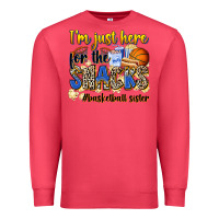 Cardinal im just here for the snacks basketball sister Premium Sweatshirt - Zillion Design Studio