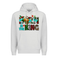 Dove Grey born is the king Premium Hoodie - AdoDesignShop