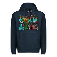Navy born is the king Premium Hoodie - AdoDesignShop