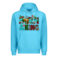 Ocean Blue born is the king Premium Hoodie - AdoDesignShop