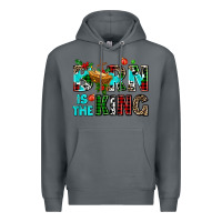 Rock born is the king Premium Hoodie - AdoDesignShop