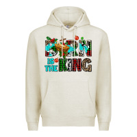 Oatmeal Heather born is the king Premium Hoodie - AdoDesignShop