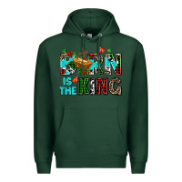 Sports Green born is the king Premium Hoodie - AdoDesignShop