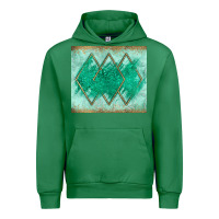 Emerald green glitter Urban Hoodie - JahusDesignShop