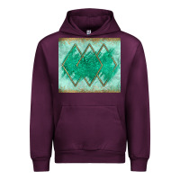 Mauve Wine green glitter Urban Hoodie - JahusDesignShop