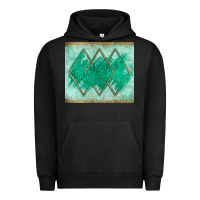 Pigment Black green glitter Urban Hoodie - JahusDesignShop