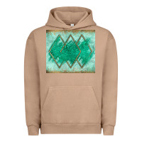 Pigment Burro green glitter Urban Hoodie - JahusDesignShop