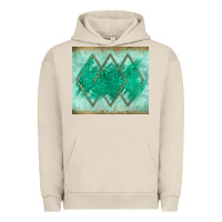 Pigment French Oak green glitter Urban Hoodie - JahusDesignShop