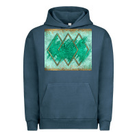 Pigment Midnight Navy green glitter Urban Hoodie - JahusDesignShop