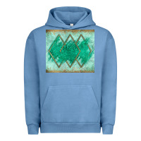 Pigment Pebble Blue green glitter Urban Hoodie - JahusDesignShop