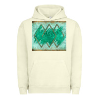 Pigment Pistachio green glitter Urban Hoodie - JahusDesignShop