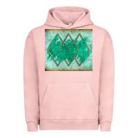 Pigment Salmon green glitter Urban Hoodie - JahusDesignShop