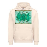 Sandshell green glitter Urban Hoodie - JahusDesignShop