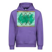 Tulip green glitter Urban Hoodie - JahusDesignShop