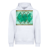 White green glitter Urban Hoodie - JahusDesignShop