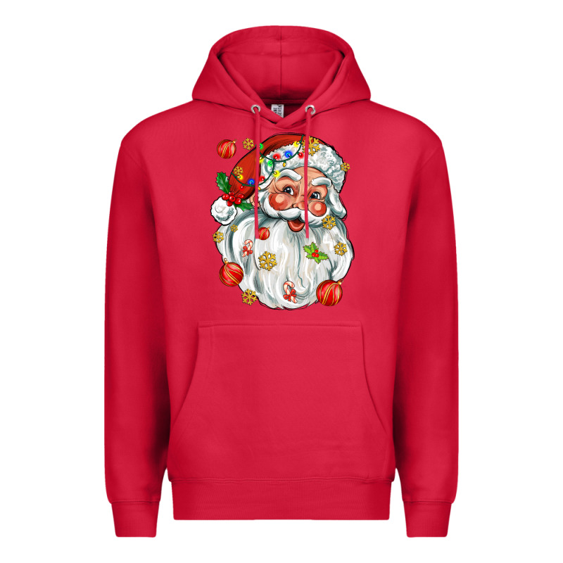Santa With Little Christmas Premium Hoodie by AdoDesignShop | Teevron