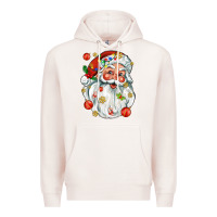 Pale Pink santa with little christmas Premium Hoodie - AdoDesignShop