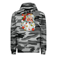 Slate Camo santa with little christmas Premium Hoodie - AdoDesignShop