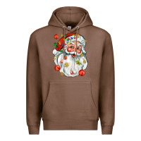 Chestnut santa with little christmas Premium Hoodie - AdoDesignShop