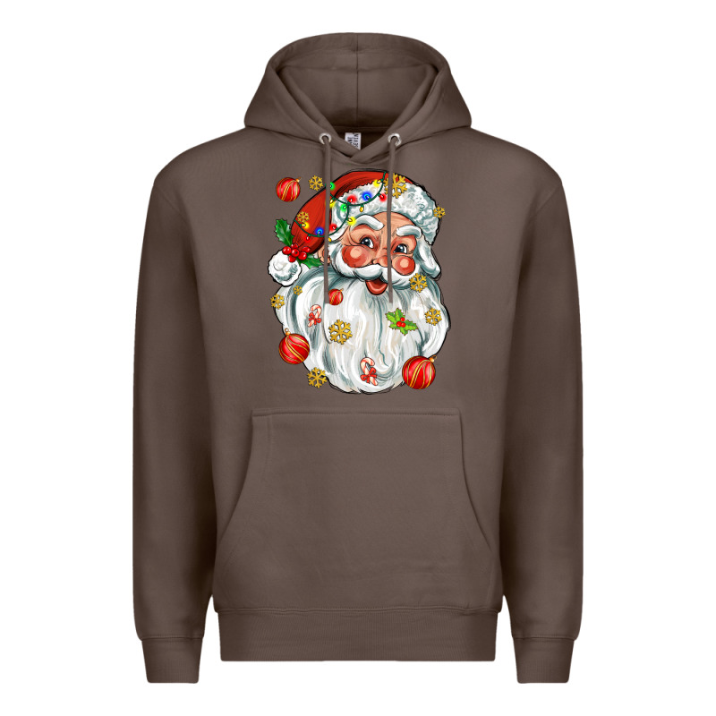 Santa With Little Christmas Premium Hoodie by AdoDesignShop | Teevron