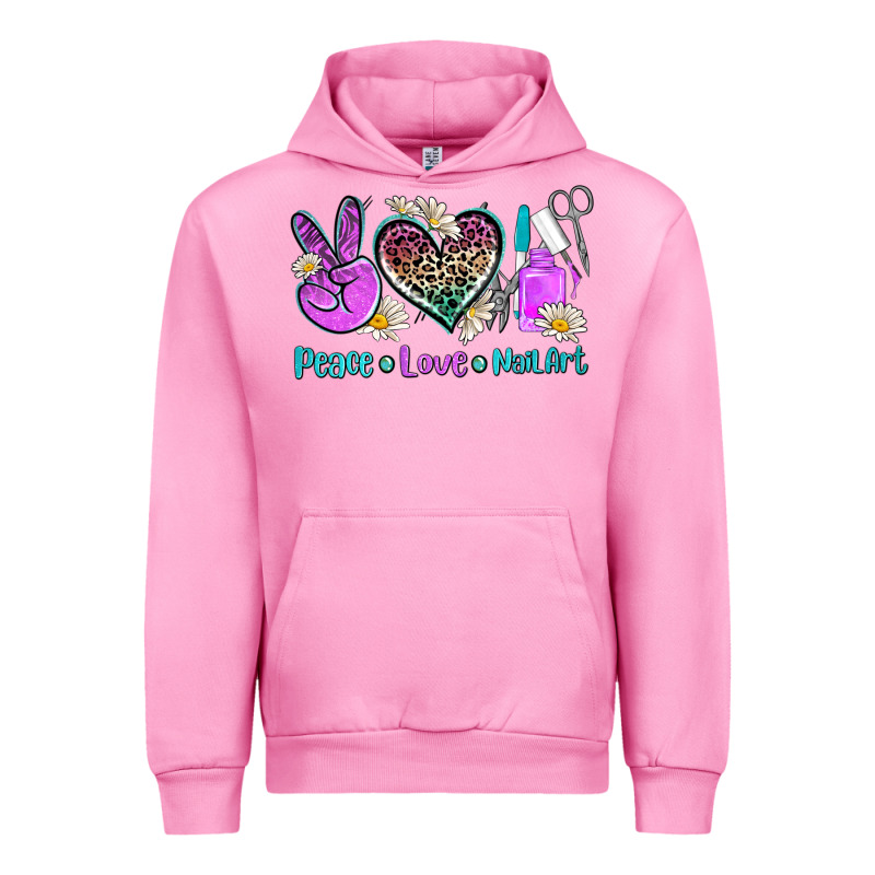 Peace Love Nail Art Urban Hoodie by AdoDesignShop | Teevron