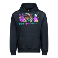 Navy peace love nail art Urban Hoodie - AdoDesignShop