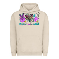 Pigment French Oak peace love nail art Urban Hoodie - AdoDesignShop