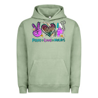 Pigment Oil Green peace love nail art Urban Hoodie - AdoDesignShop
