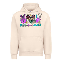 Sandshell peace love nail art Urban Hoodie - AdoDesignShop