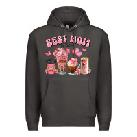 Smoke best mom ever floral coffee cups Premium Hoodie - JahusDesignShop