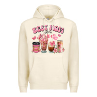 Tofu best mom ever floral coffee cups Premium Hoodie - JahusDesignShop