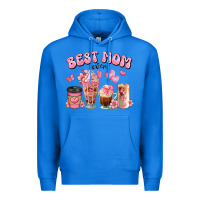 True Royal best mom ever floral coffee cups Premium Hoodie - JahusDesignShop
