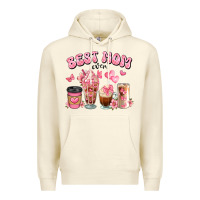 Sandshell best mom ever floral coffee cups Premium Hoodie - JahusDesignShop