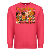 Cardinal im just here for the snacks basketball sister Premium Sweatshirt - Zillion Design Studio