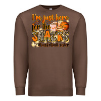 Chestnut im just here for the snacks basketball sister Premium Sweatshirt - Zillion Design Studio