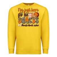 Lemon im just here for the snacks basketball sister Premium Sweatshirt - Zillion Design Studio