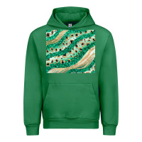Emerald green glitter Urban Hoodie - JahusDesignShop
