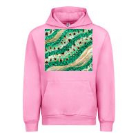 Fuchsia Pink green glitter Urban Hoodie - JahusDesignShop