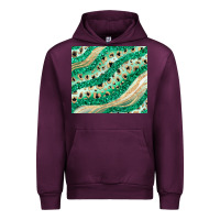 Mauve Wine green glitter Urban Hoodie - JahusDesignShop